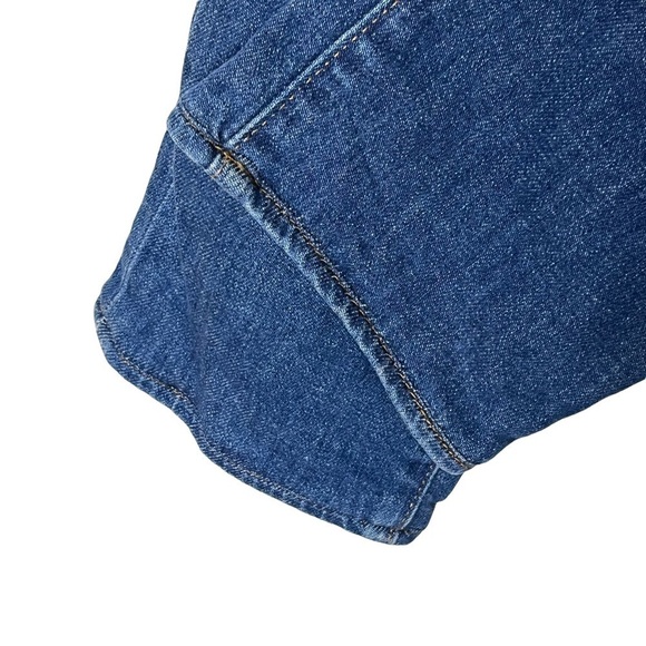 Acne Studios Needle Marine High Rise Jeans Women’s Size 26 Blue Cotton Blend - Picture 8 of 15